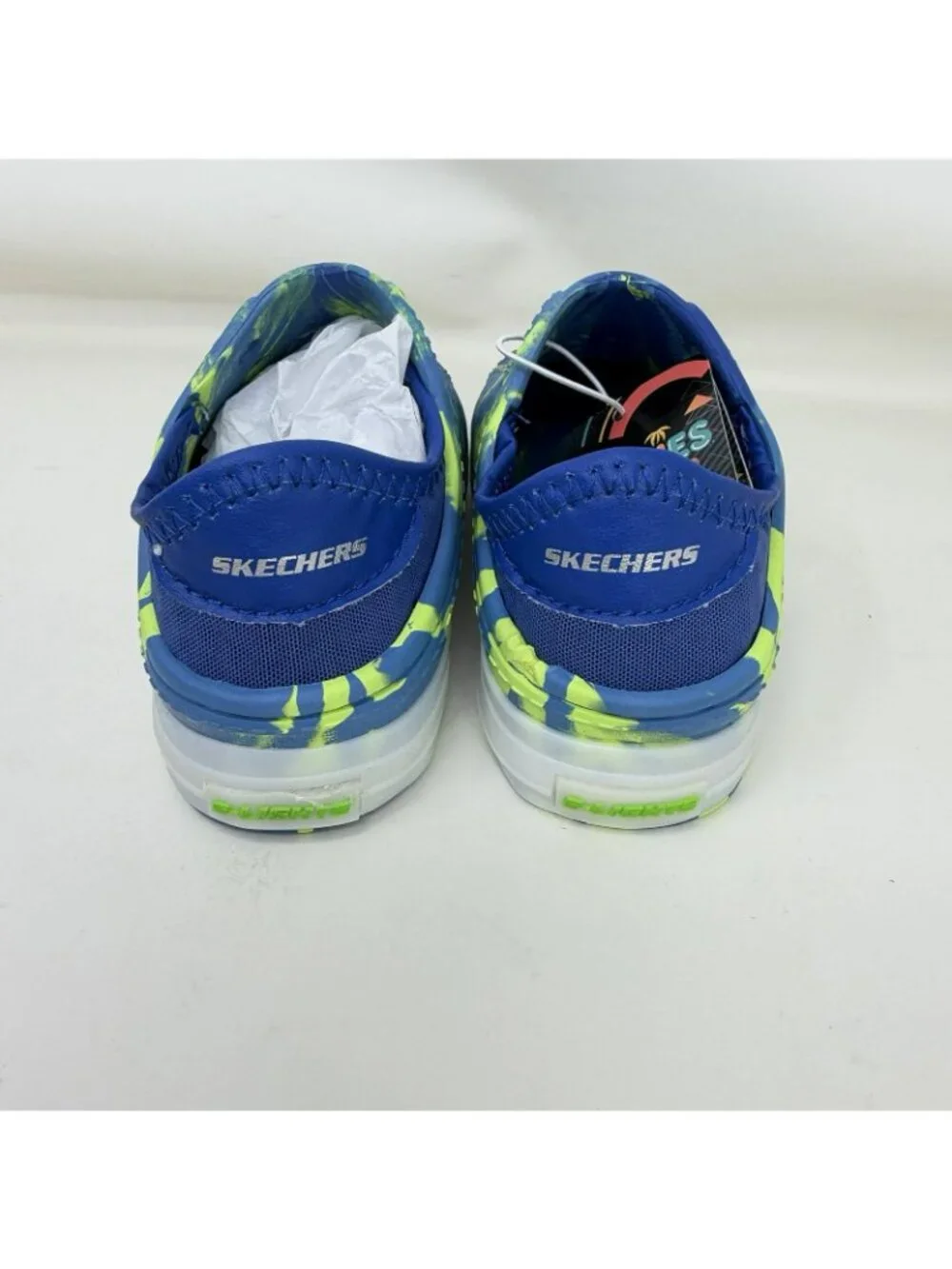 Skechers Foamies Solar Beamz Slip-On Water Shoes Blue White Toddler Size 8